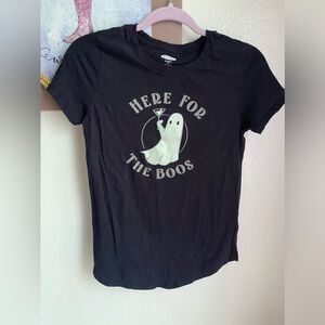 Here for the Boos glow in the dark graphic T-shirt
